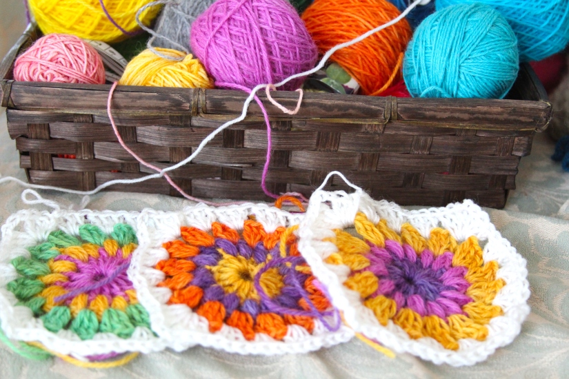 colourful yarn